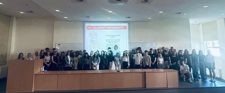 wykład w ramach Programu Erasmus+ . Kliknij, aby powiększyć zdjęcie.
